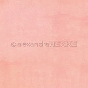 Hellrosa strukturiertes Designpapier von Alexandra Renke mit winzigen Punkten und einem Wasserzeichen in der Mitte - ideal zum Buchbinden oder für kreative Papierprojekte.