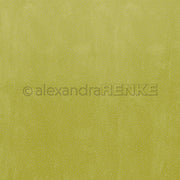 Hellgrünes Designpapier von Alexandra Renke mit einem dezenten Muster aus kleinen weißen Tupfen - ideal für Grußkarten oder Papierprojekte.