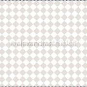 Hellgrau-weiß karierter Hintergrund von Alexandra Renke, ideal für Papierprojekte oder Buchbinderei, mit einem Wasserzeichen in der Mitte.