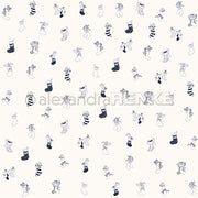 Schwarz-weiße Weihnachtssocken und Rentierköpfe auf hellem Hintergrund - ideal für Papierprojekte mit Alexandra Renke Designpapier.