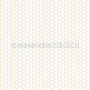 Vertikale beige Streifen mit kleinen, gleichmäßig verteilten schwarzen Punkten auf weißem Hintergrund - Alexandra Renke Designpapier, ideal für Papierprojekte oder Buchbinderei.