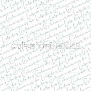 Handgeschriebener Text "6 Geheimnis der Liebe" diagonal auf weißem Designpapier von Alexandra Renke, perfekt für Papierprojekte oder um Ihren Bastelarbeiten ein elegantes Flair zu verleihen.