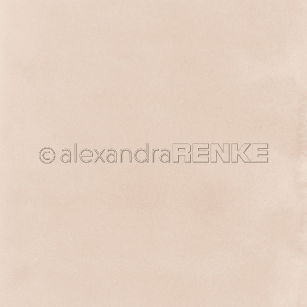 Hellbeiger, strukturierter Hintergrund mit dezentem Farbverlauf, ideal für Papierprojekte, mit einem Wasserzeichen von Alexandra Renke. Perfektes Designpapier aus der Kollektion Mimi Elegant-Beige von Alexandra Renke.