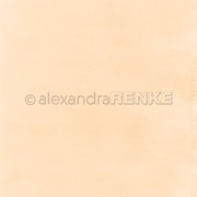 Hellbeiger Aquarell-Strukturhintergrund mit dezentem Farbverlauf und gleichmäßiger Farbgebung - perfekt als Designpapier oder Bastelpapier für kreative Projekte und Buchbinderei von Alexandra Renke.