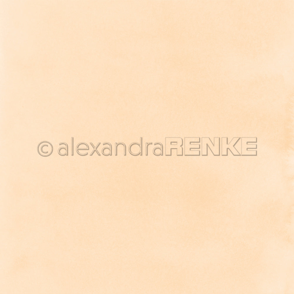 Hellbeiger Aquarell-Strukturhintergrund mit dezentem Farbverlauf und gleichmäßiger Farbgebung - perfekt als Designpapier oder Bastelpapier für kreative Projekte und Buchbinderei von Alexandra Renke.