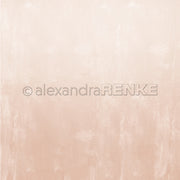 Hellrosa strukturierter Hintergrund in Calm Altrosa mit dezentem, ungleichmäßigem Muster - ideal für Papierarbeiten oder elegante Designprojekte. Mit einem Wasserzeichen von Alexandra Renke in der Mitte.
