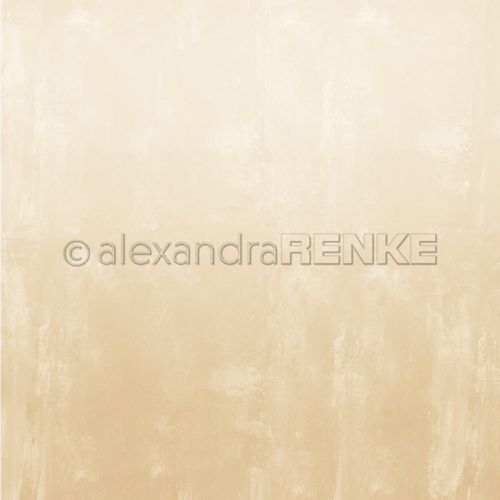 Beigefarbener, strukturierter Hintergrund mit weichem, gemaltem Look und subtilen Tonwertabstufungen von Alexandra Renke, perfekt für Designpapier oder Papierprojekte wie Buchbinderei.