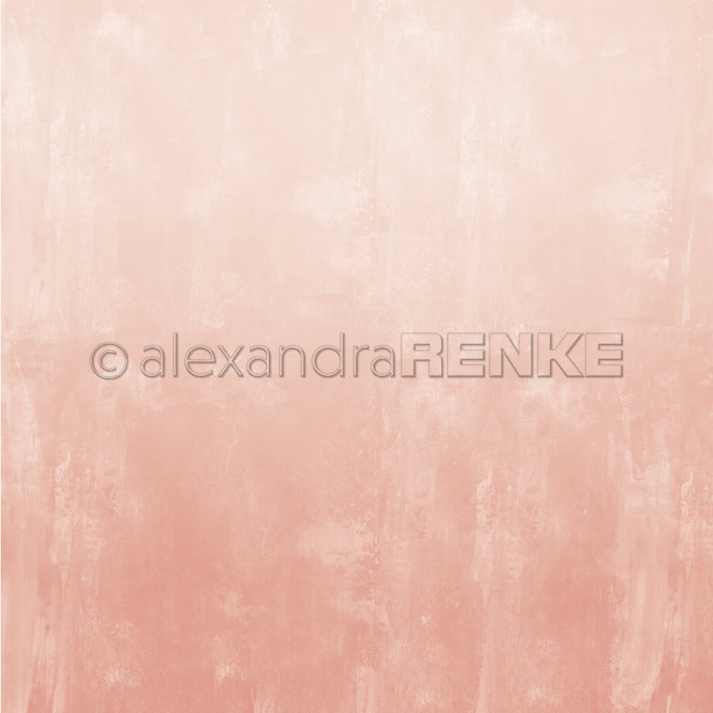 Zartrosa strukturierter Hintergrund mit dezentem Farbverlauf und leichtem Maleffekt, perfekt für Designpapier oder Papierprojekte in Buchbinderei von Alexandra Renke.