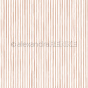 Vertikale beige Streifen auf weißem Grund bilden ein einfaches, handgezeichnetes, nahtloses Muster - ideal als Designpapier Streifen Altrosa von Alexandra Renke für Papierprojekte oder zur Aufwertung von Buchbinderei-Projekten.