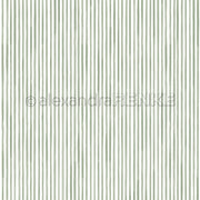 Ungleichmäßige vertikale Streifen in Sagegrün auf weißem Hintergrund, dieses einfache handgezeichnete Designpapier von Alexandra Renke ist perfekt für Papierprojekte und kreative Gestaltungen.