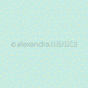 Hellblauer Hintergrund mit sich wiederholendem gelbem „Smile“-Text in einem kleinen, verstreuten Muster – ideal als Designpapier, um Grußkarten und Papierprojekten eine fröhliche Note zu verleihen.