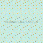 Hellblauer Hintergrund mit einem sich wiederholenden Muster aus kleinen, orange-gelben Herzen, die gleichmäßig verteilt sind – perfekt als Designpapier für Ihre Papierprojekte, insbesondere für ein Sommer-Special zum Thema „Herzen“.