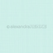 Hellblauer Hintergrund mit feinem weißem Rastermuster – ideal für Papierprojekte. Der Wasserzeichen-Text „alexandraRENKE“ in der Mitte macht dieses Designpapier perfekt für Ihre „Summer Special Schraffur“-Kreationen.