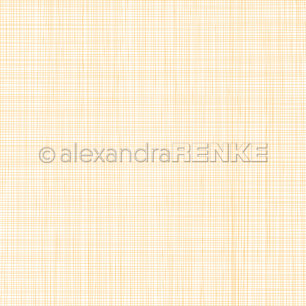 Beiger Hintergrund mit einem zarten, filigranen Rastermuster aus orangefarbenen und braunen Linien – ideal als Designpapier für Ihre sommerliche Schraffur oder kreative Papierprojekte.