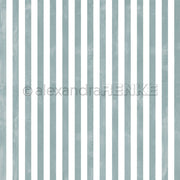 Muster aus vertikalen blauen und weißen Aquarellstreifen, geeignet für Papierprojekte.