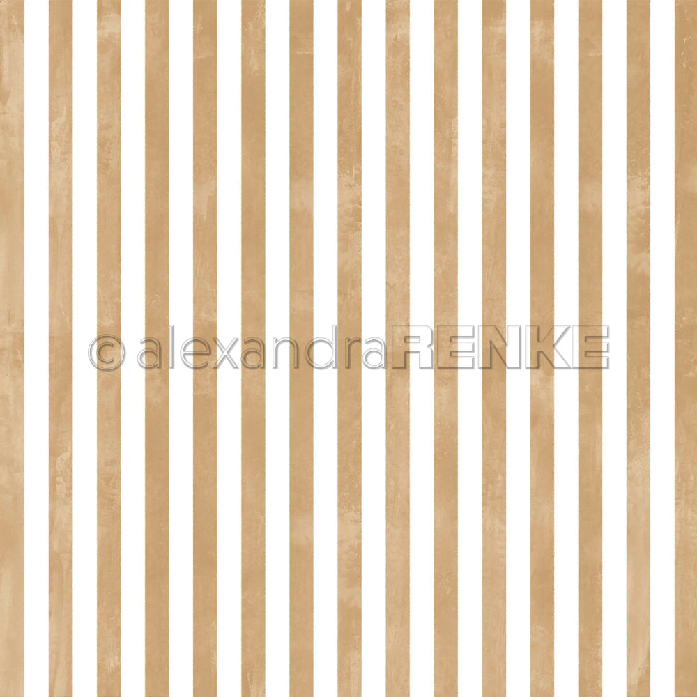 Vertikale goldbeige Aquarellstreifen mit einem Alexandra-Renke-Wasserzeichen.