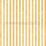 Muster aus vertikalen weißen und goldenen Streifen mit Aquarell-Effekt.