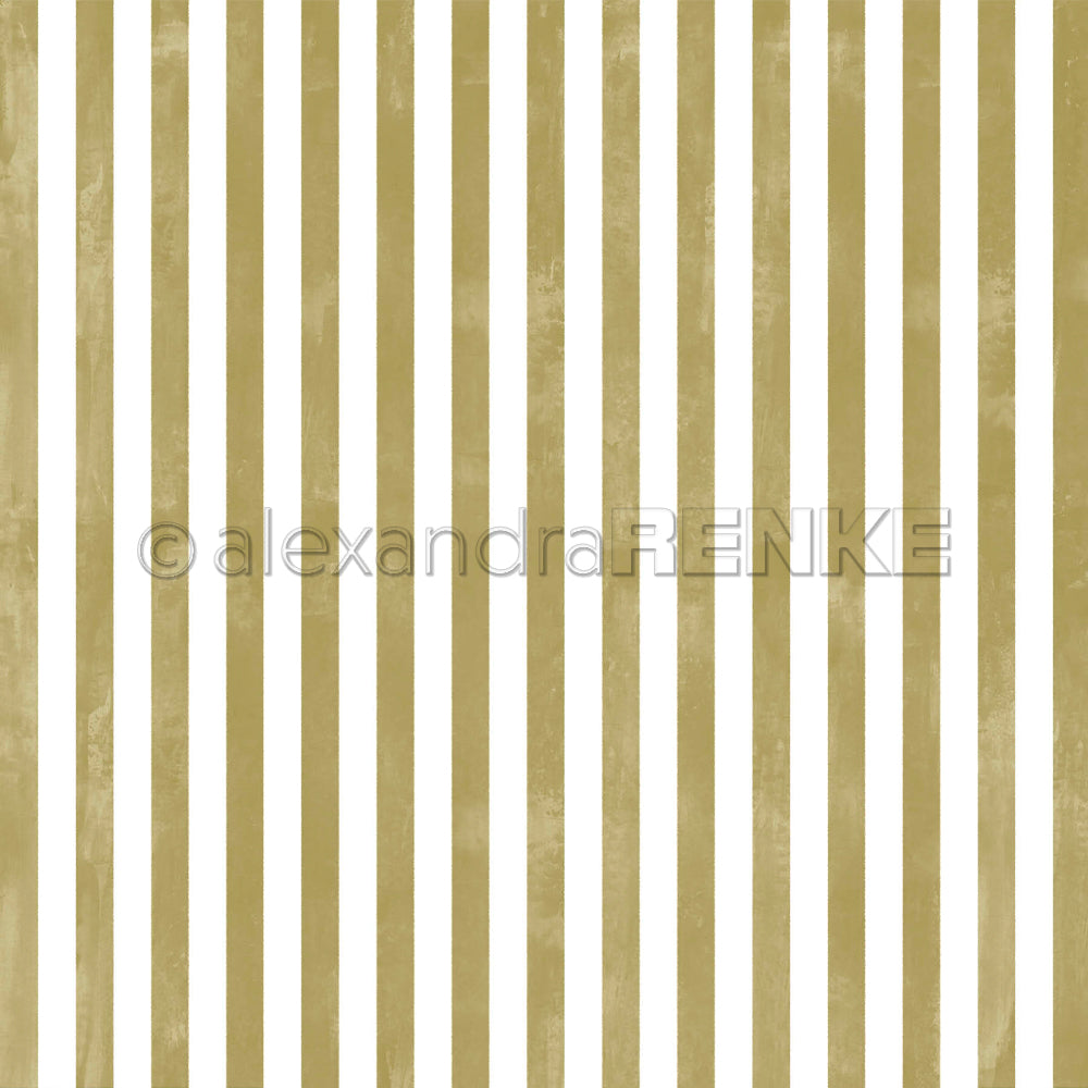Vertikale Streifen in Gold und Weiß im Aquarellstil.