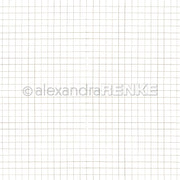 Hintergrund aus Designpapier mit Gittermuster und dem Wasserzeichen „alexandraRENKE“.