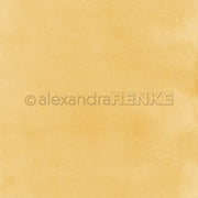 Ein einfarbiger Hintergrund in der Farbe „Mimi Senfgelb“ mit dem Wasserzeichen © alexandraRENKE in der Mitte.