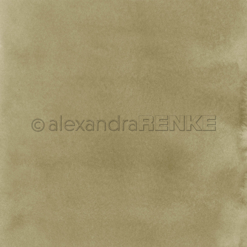 Ein beiges Designpapier mit Aquarellstruktur und einem dezenten „alexandraRENKE“-Wasserzeichen in der Mitte.