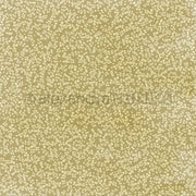 Olivgrüner Stoff mit einem kleinen, sich wiederholenden Muster aus weißen Ranken und Beeren, ideal für die Buchbinderei und verschiedene Papierprojekte.