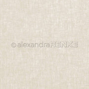 Beigefarbener, strukturierter Hintergrund mit dezentem Kreuzschraffurmuster, ideal für Papierprojekte oder zum Buchbinden, mit dem Schriftzug "Alexandra Renke" in der Mitte.