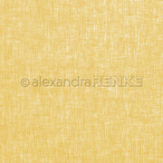 Gelber Strukturstoff mit dezentem Kreuzschraffurmuster von Alexandra Renke, ideal für Papierprojekte, die einen kreativen Touch und einen weichen, gewebten Look brauchen.