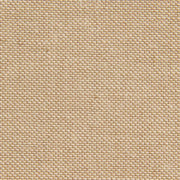 Nahaufnahme eines beigen Webstoffs mit sichtbarem Gittermuster, hergestellt aus 100% Baumwolle Buchleinen und FSC®-zertifiziert für Nachhaltigkeit durch ☆.