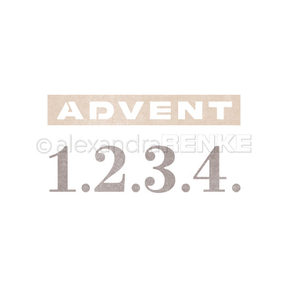 Stanze 'Advent Zahlen'