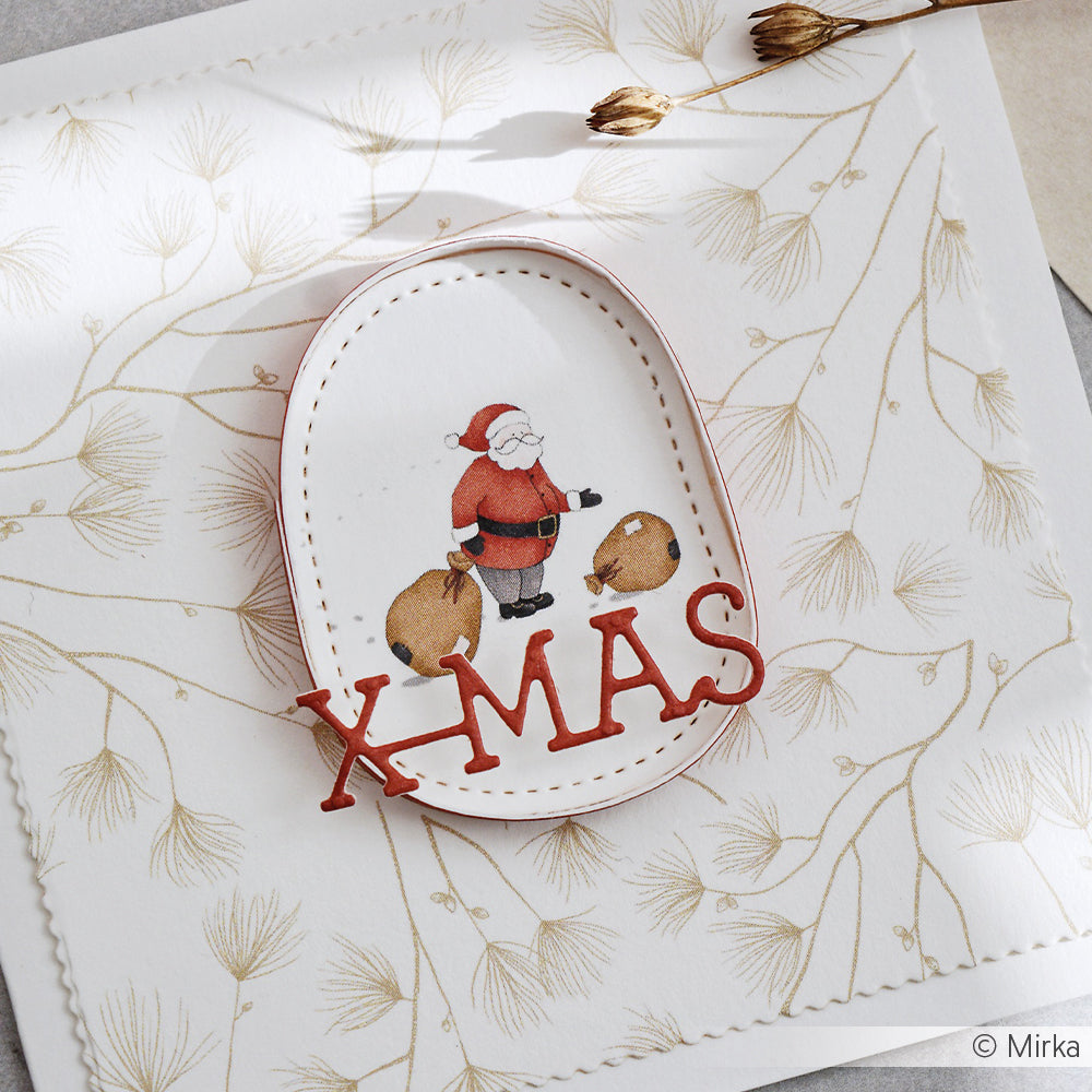 Design paper 'Santa Claus flurry'