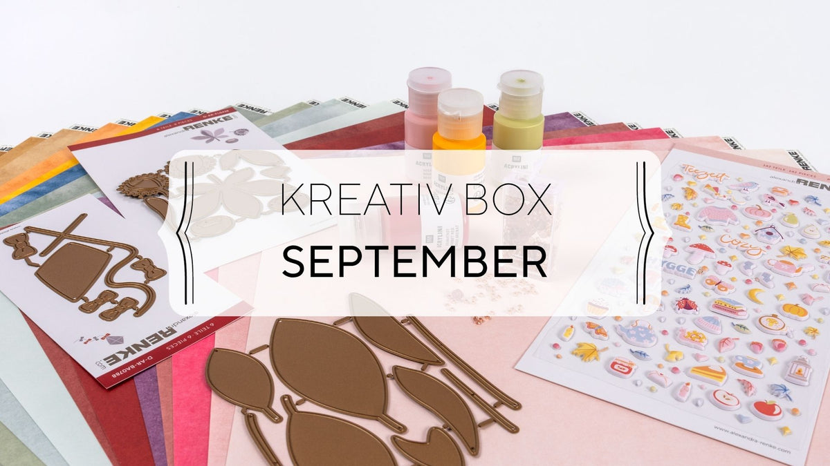 Video laden: Hier werden die verschiedenen Produkte der Kreativbox September 2026 gezeigt