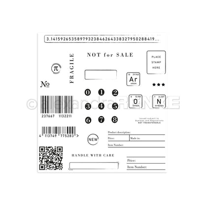 Clear Stamp 'Numbers'