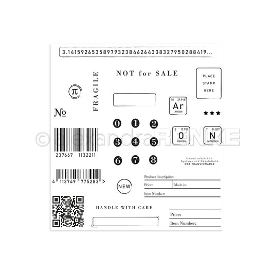 Clear Stamp 'Numbers'