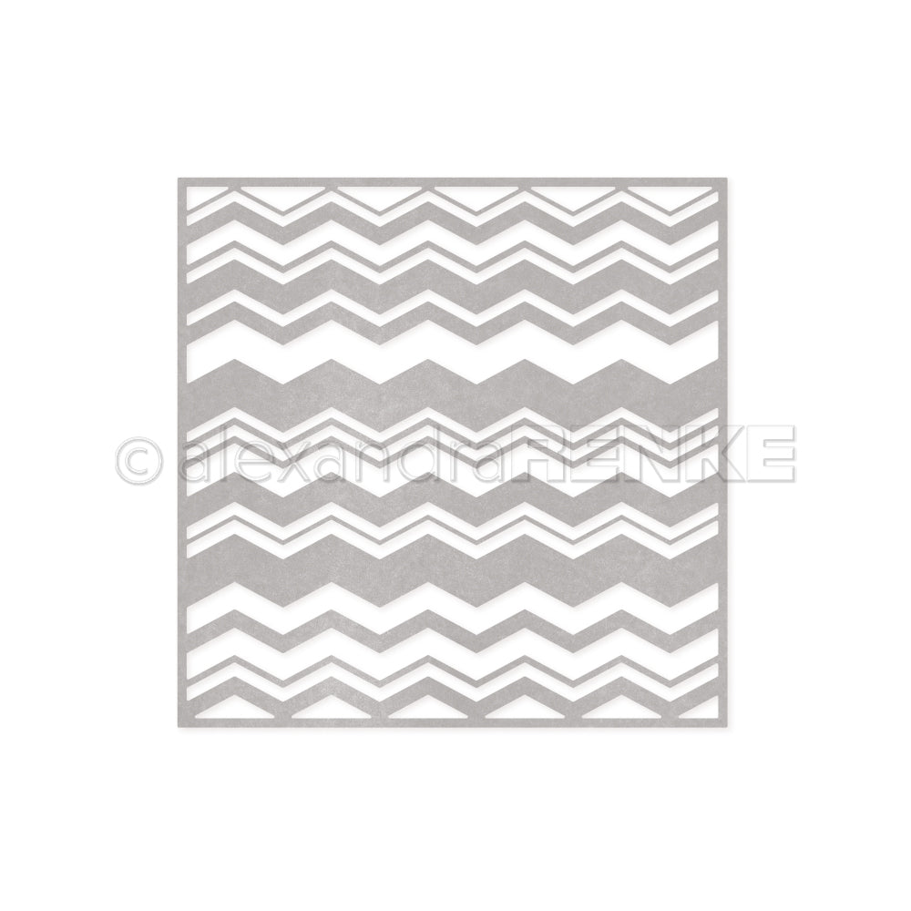 Die 'Zig-zag pattern square'