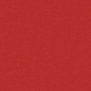 Nahaufnahme von ☆ FCS-zertifiziertem Buchleinen in Rot zeigt die feine, subtile Textur und gleichmäßige Farbgebung des Stoffes.