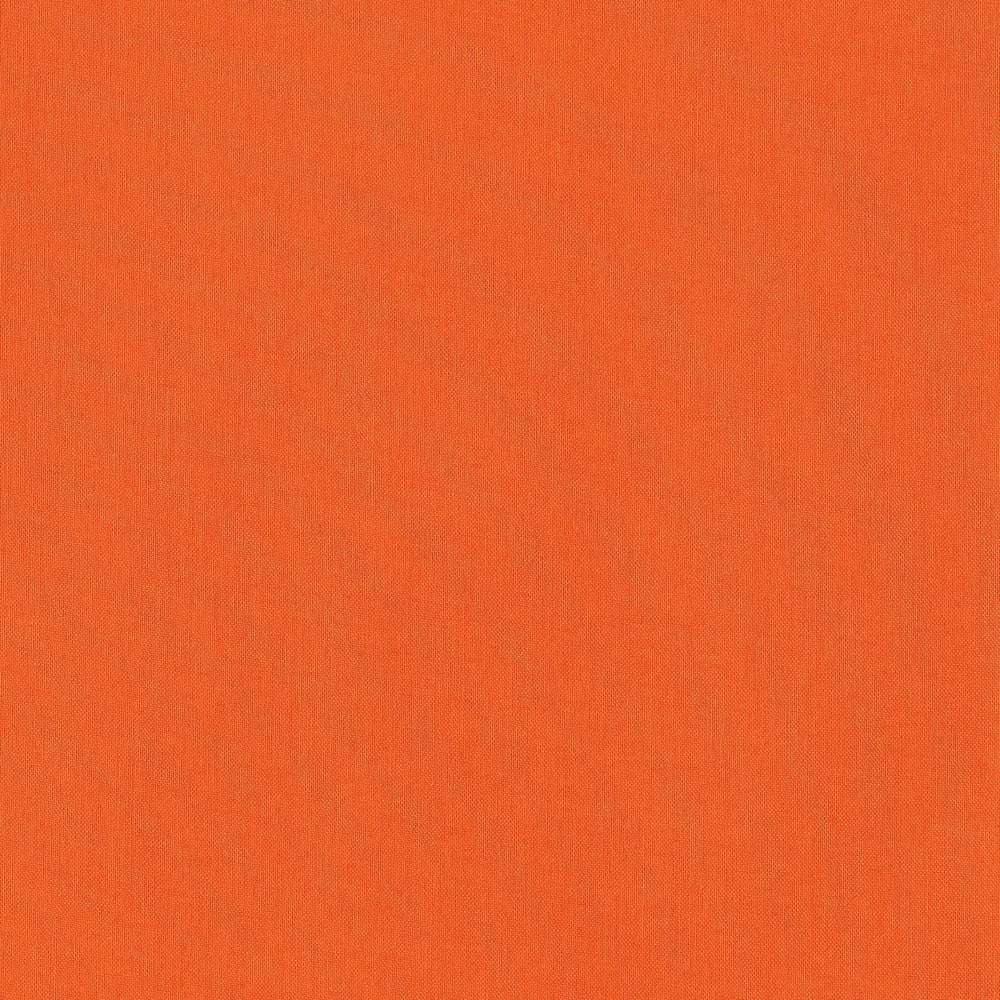 ☆ orangefarbener Buchleinenstoff mit unifarbener, feiner Webstruktur und gleichmäßiger Beleuchtung.