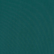 Unifarbener, tealfarbener Viskose-Stoff von ☆ mit einer feinen Struktur und einem leicht sichtbaren Muster.