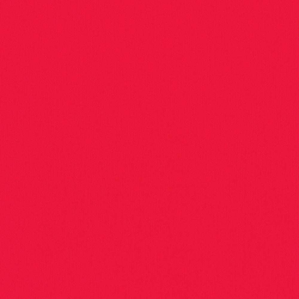 Ein kräftiger, leuchtend roter Hintergrund füllt das gesamte Bild aus und erinnert an den Offsetdruck auf hochwertigen Buchleinen. Es erscheinen keine Muster oder Objekte - nur reine Farbe aus ☆.