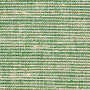 Nahaufnahme eines gewebten beigen und grünen Baumwoll/Leinen-Mischgewebes mit einem Gittermuster von ☆.