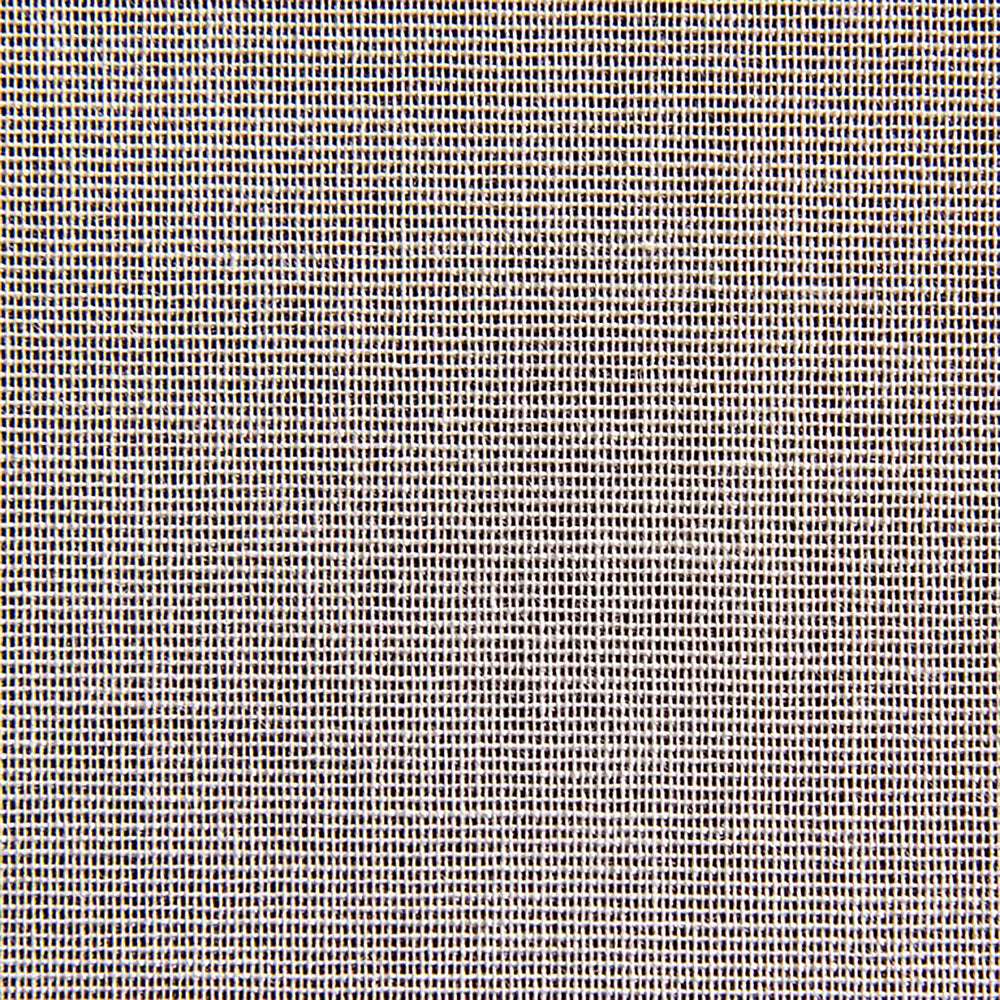 Nahaufnahme des ☆ gewebten Buchleinen-Stoffes mit einem gitterartigen Muster in Beige- und Dunkelbrauntönen.