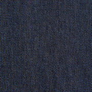 Nahaufnahme des ☆ dunkelblauen Viskosegewebes, das seine strukturierten Fäden ähnlich wie feine Buchleinen zeigt.