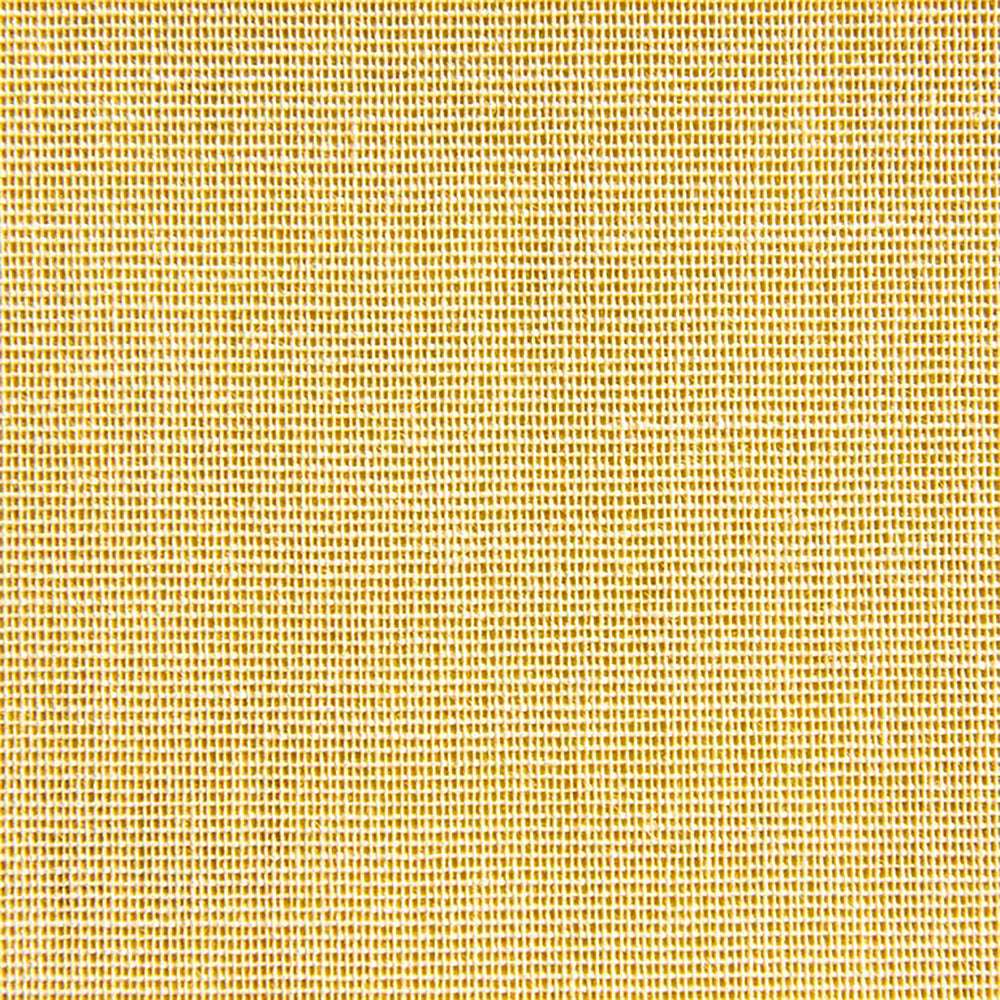 Nahaufnahme der beigen Buchleinen von ☆, einem gewebten Stoff mit gitterartigem Muster und sichtbarer Textur.