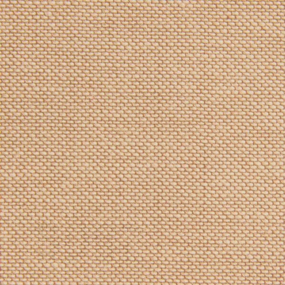 Nahaufnahme des beigen Buchleinen-Stoffes von ☆, der aus 100% Baumwolle hergestellt wird. Er weist eine enge, gleichmäßige Gitterstruktur auf - perfekt für Buchbinden-Projekte.