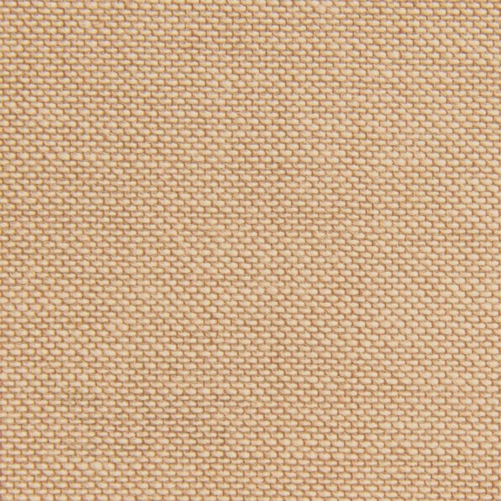 Nahaufnahme des beigen Buchleinen-Stoffes von ☆, hergestellt aus 100% Baumwolle, mit einer dichten und gleichmäßigen Webstruktur.