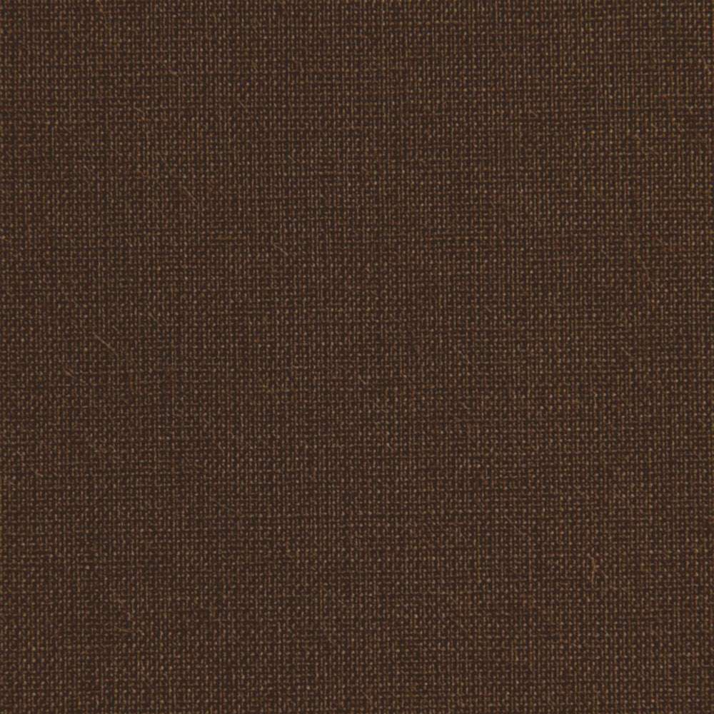 Nahaufnahme des braunen Buchleinen-Stoffes von ☆, bei dem die feinen Fäden und die detaillierte Bindung hervorgehoben werden, die für hochwertiges Viskosegewebe typisch sind.