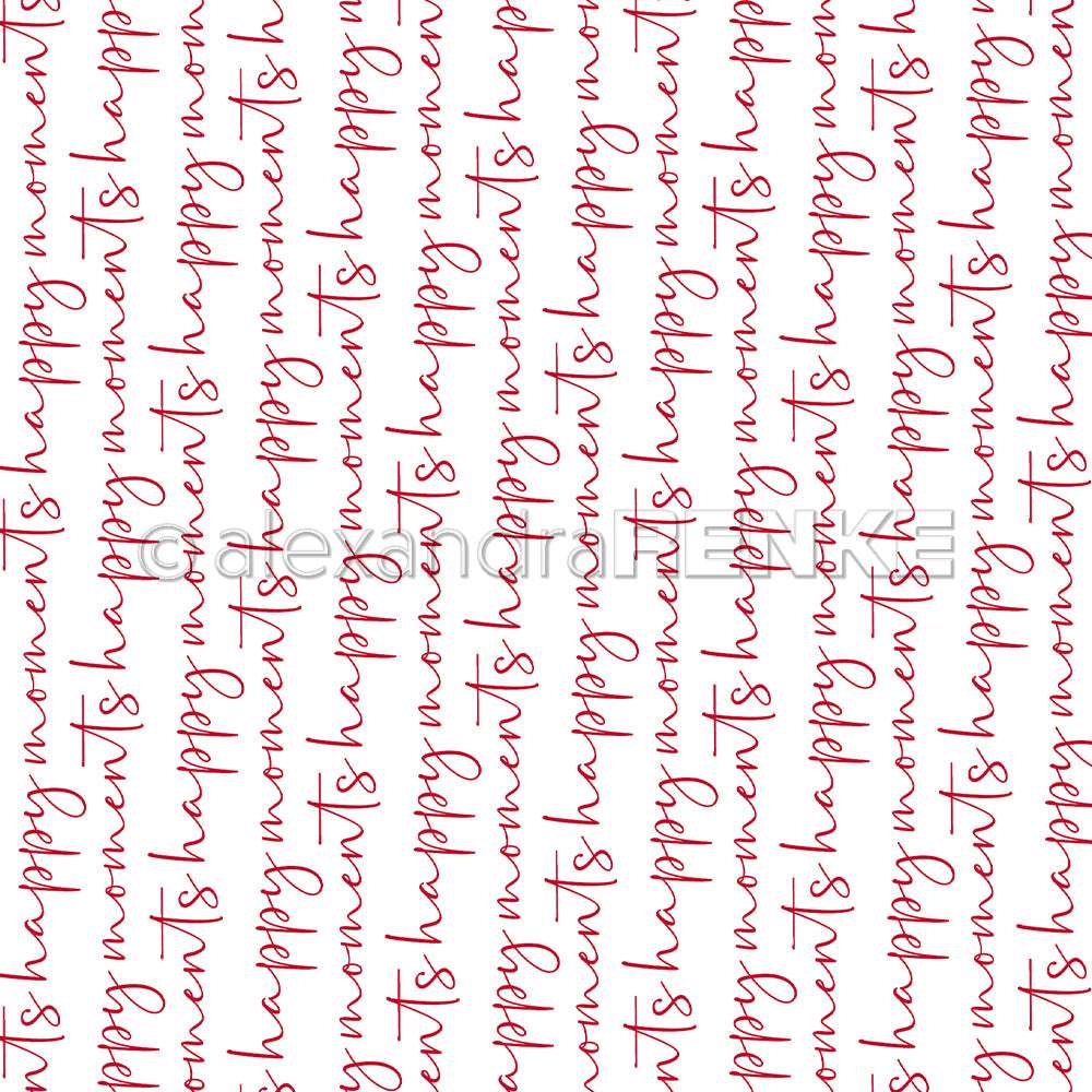 Roter handgeschriebener SALE-Text wiederholt sich vertikal in Reihen auf weißem Hintergrund und erinnert an den Stil von Bucheinbandpapier - ideal für kreatives Buchbinden. Von Alexandra Renke.