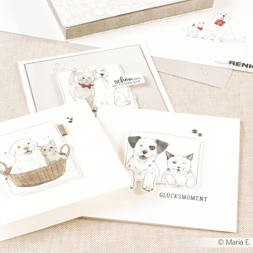 Bundle Designpapiere 'Pfotenfreunde'