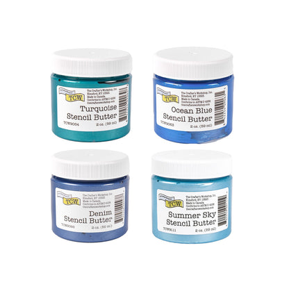 Bundle Stencil Butter 'Im Blue'