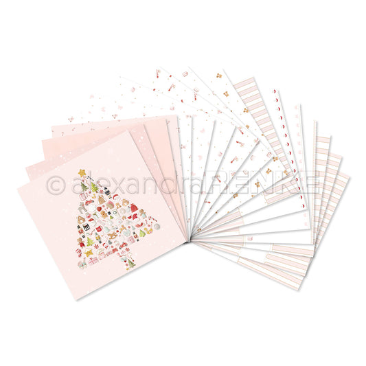 Bundle Designpapiere 'Rosa Weihnachtsfreude'